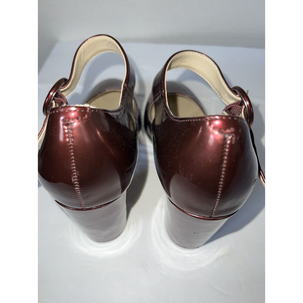 Marc Fisher Shoes Womens 8.5 Shaylie mary jane Pumps Heels Patent Leather granny - Picture 10 of 15